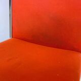 Set of mid-century design chrome dining chairs and table, 1970s