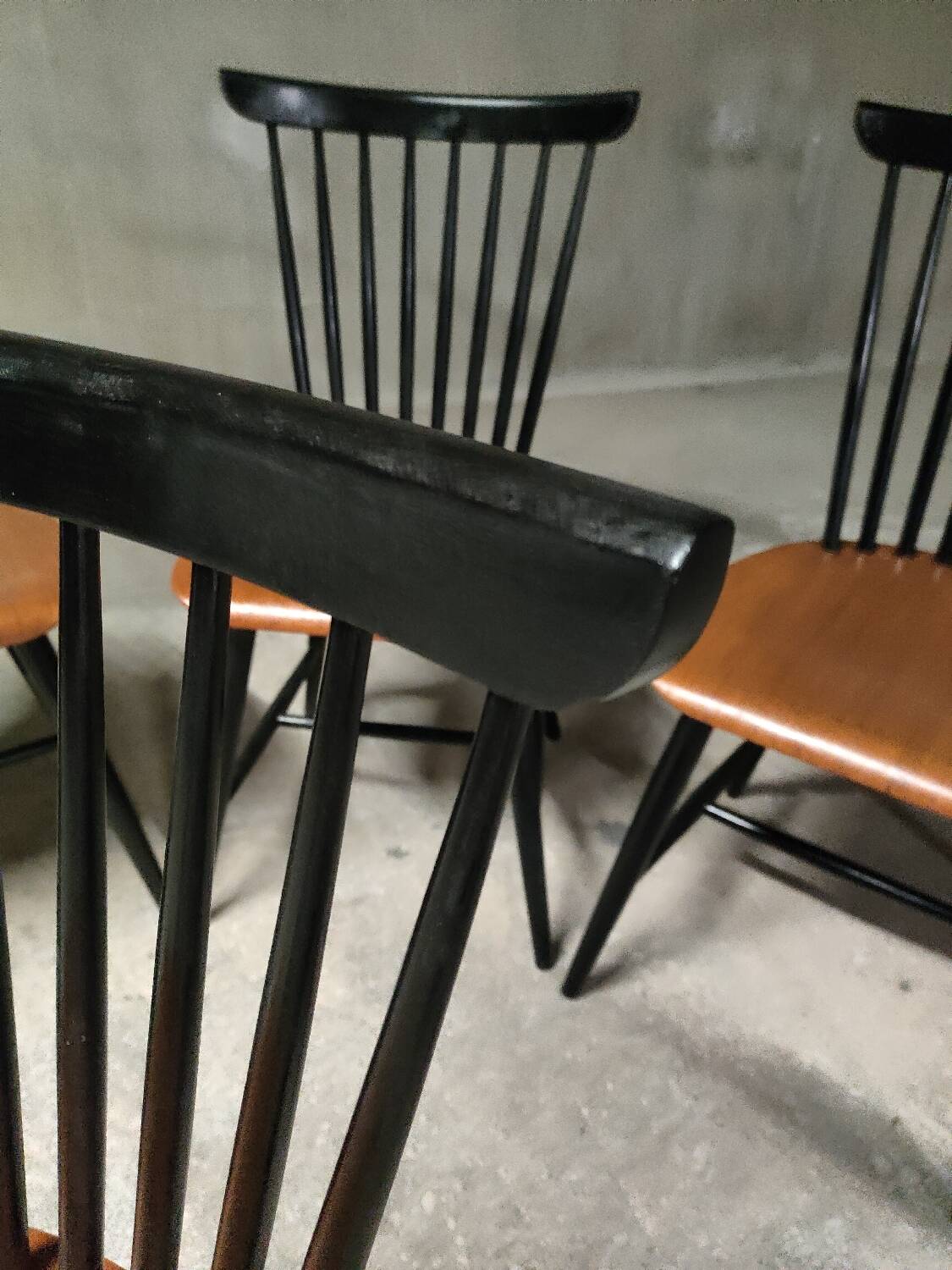 4 Scandinavian 60's Samcom lounge chairs