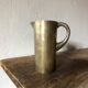 Vintage carafe, brass metal carafe, pitcher, flower pot, kitchen, decoration