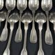 12 large spoons 12 forks silver metal net model Lou style