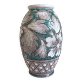 Mid-Century Italian Fratelli Fanciullacci Ceramic Vase, Signed, Tuscany, 1950s