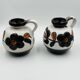 Paire de vases Scheurich 484 27 décor floral West Germany