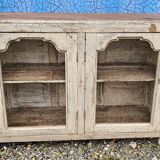 Ancien buffet vitré en teck