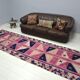 Pink & Dark Blue Anatolian Runner sku 2269.