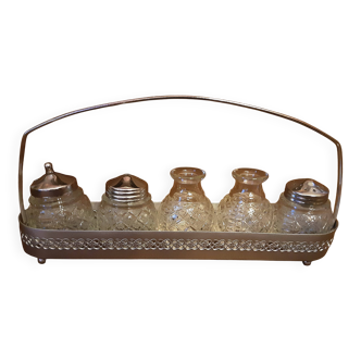 Vintage condiment set