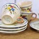 set of 4 coffee cup "longhamp Limoge"