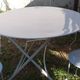 Rare antique wrought iron salon