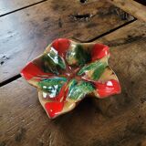 Vintage 70s starry ceramic trinket dish