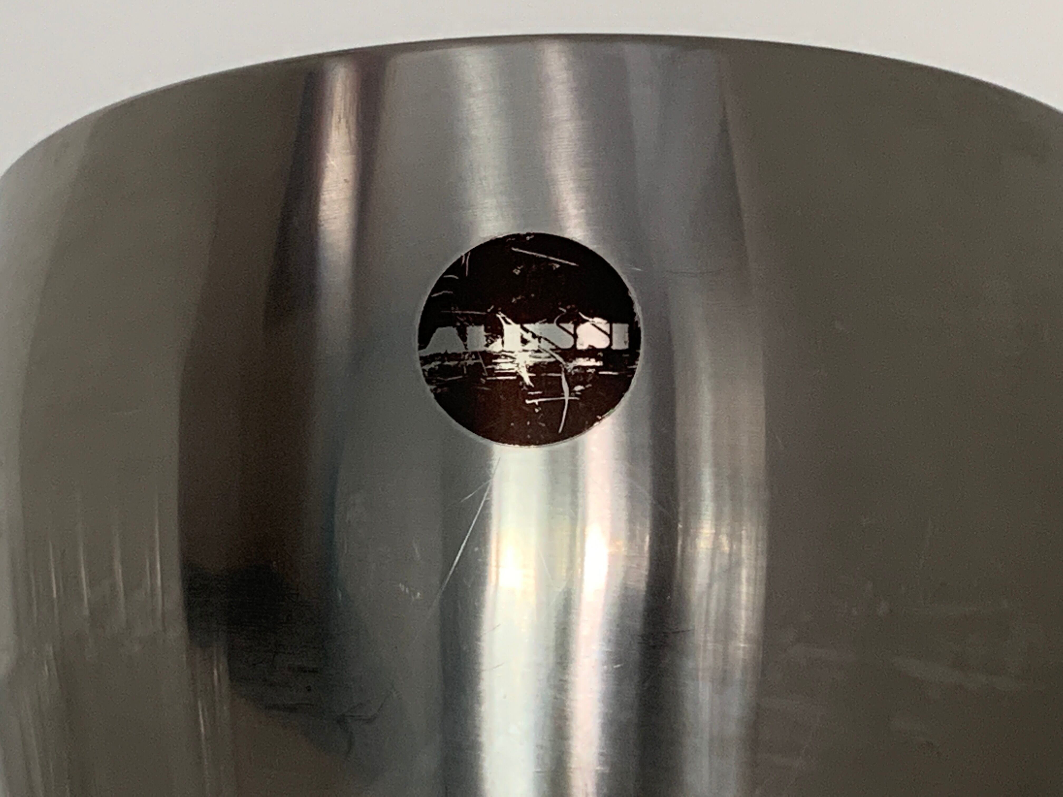 Alessi champagne bucket, Italian design Massoni and Mazzeri