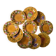 10 Sarreguemines fruit slushie dessert plates