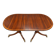 Large Extendable English Table Mahogany Regency Style Claw Feet Brass