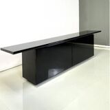Lodovico Acerbis, Giotto Stoppino Sheraton sideboard in glossy black lacquer