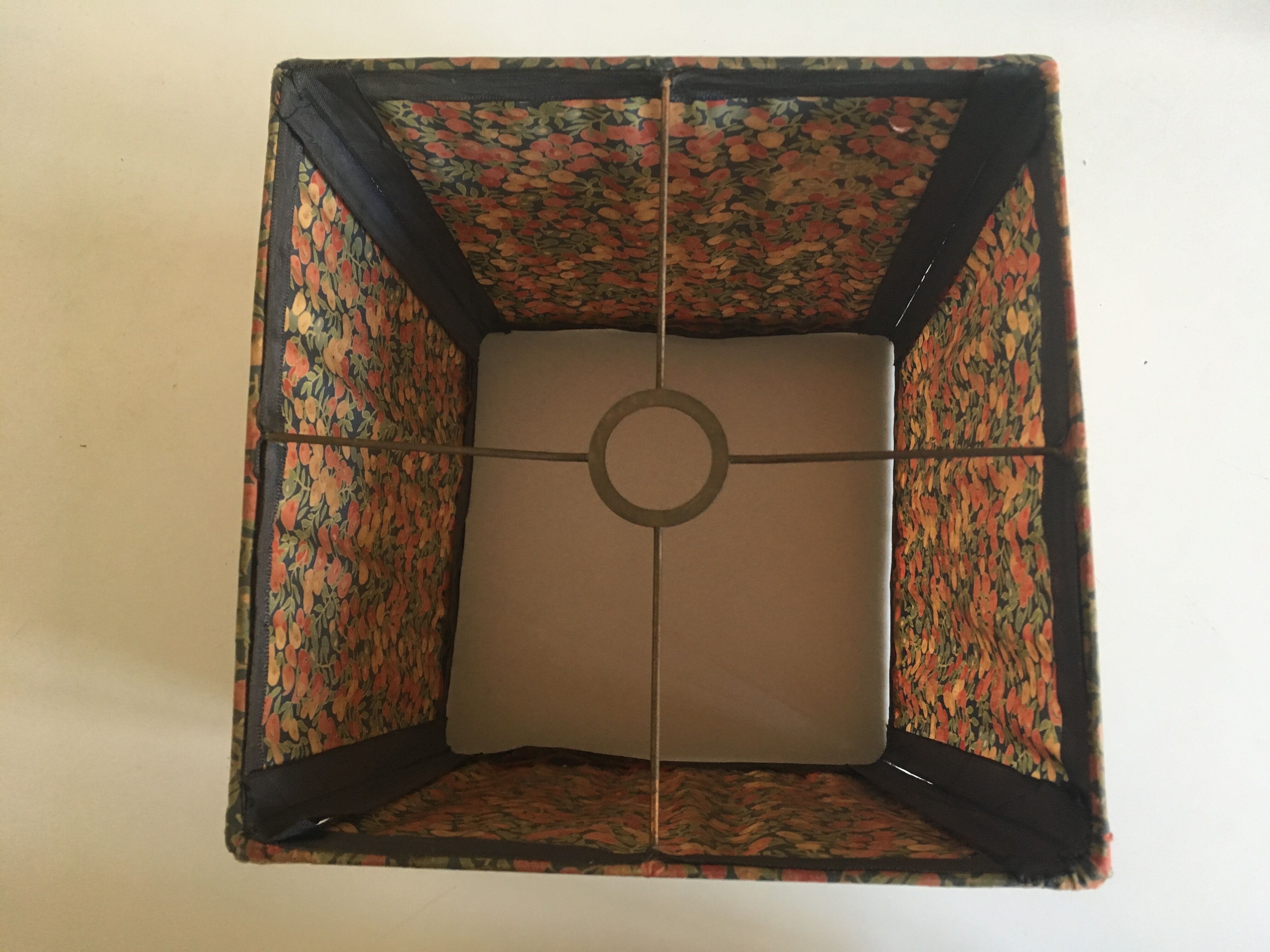 Suspension lampshade in Liberty of London 70s