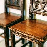 Paire de chaises bretonnes fin 19e siècle