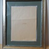 Vielli gilded frame with reproduction by Vincent Bioulès