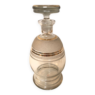 Carafe verre dorée, 1930