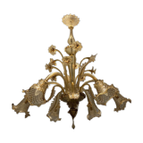 Venetian glass chandelier, 1960s