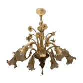 Venetian glass chandelier, 1960s
