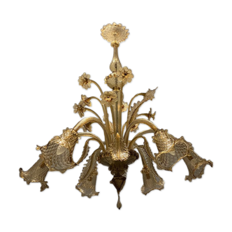 Venetian glass chandelier, 1960s