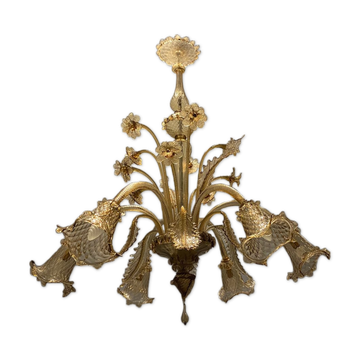 Venetian glass chandelier, 1960s
