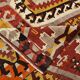 6x9 Colorful Handmade Geometric Kilim Rug, 182x283Cm