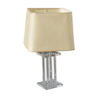 Lampe vintage design David Lange plexiglas 1970