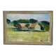 Swedish Oil on Canvas – “Farm, Grevie” by Helge Cardell