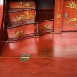 Antique Chinese secretary desk. Hand-painted.