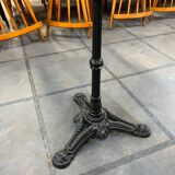 Black marble table