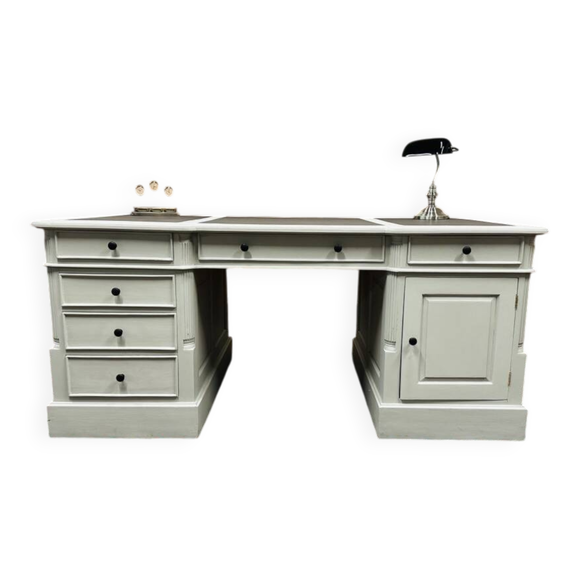 Classic English Grey Desk Partnerdesk