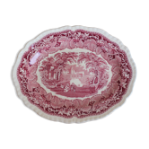 Plat ovale en porcelaine anglaise "Mason's"