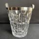 Seau à glace cristal et argent 925 – Gebrüder Deyhle