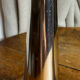 Pair of polished aluminium candlesticks