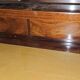 Louis XVI style cylinder desk in mahogany with a double system.