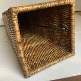 Large rattan pyramid lamp base