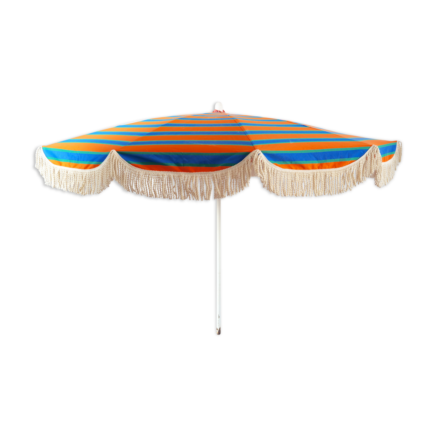 Vintage psychedelic orange umbrella