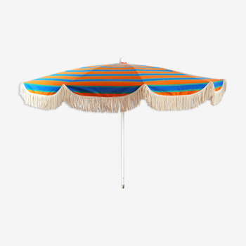 Vintage psychedelic orange umbrella
