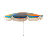 Vintage psychedelic orange umbrella