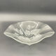 Large vintage Evita flower-patterned glass bowl – Walther Glas Allema