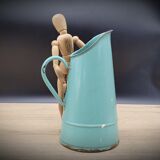 Green enamelled pitcher