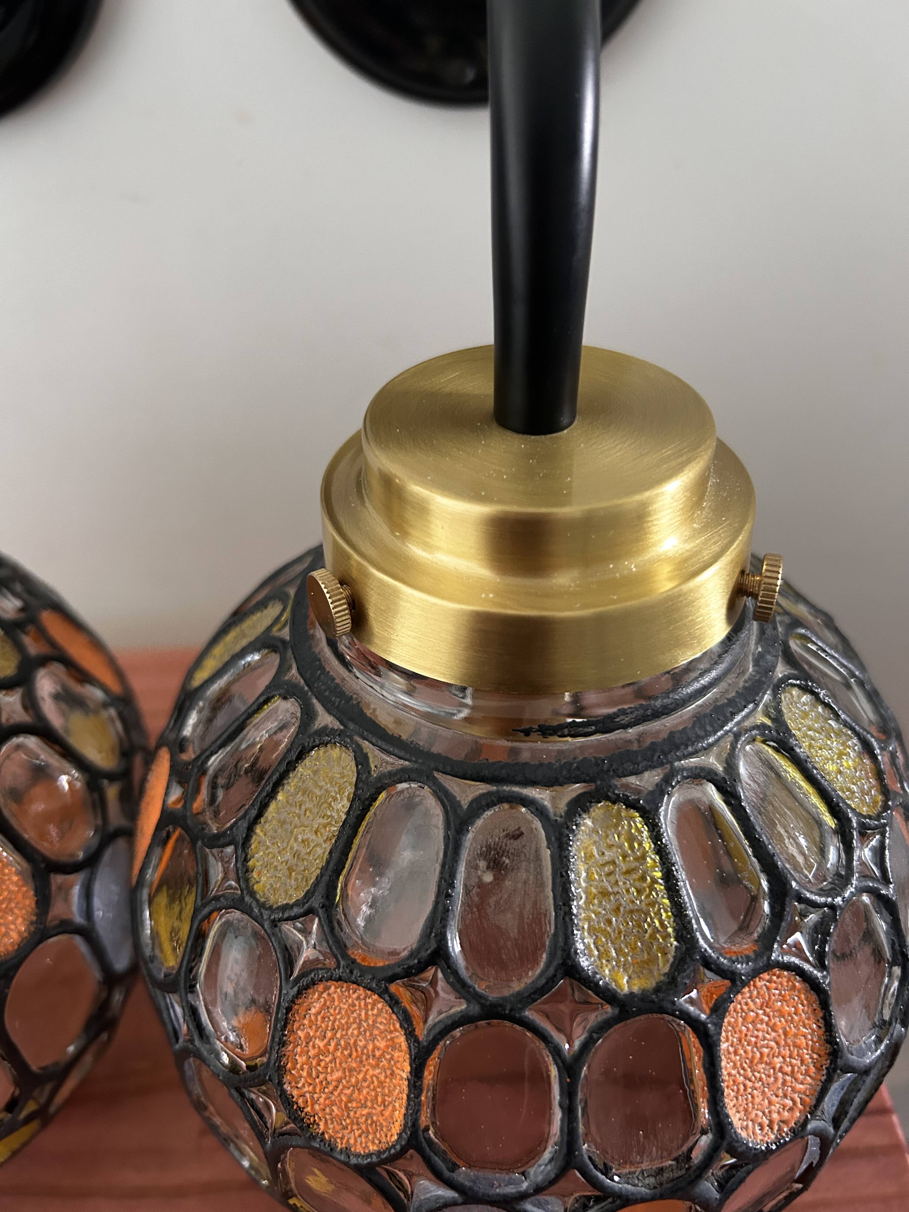 Pair of vintage wall sconces