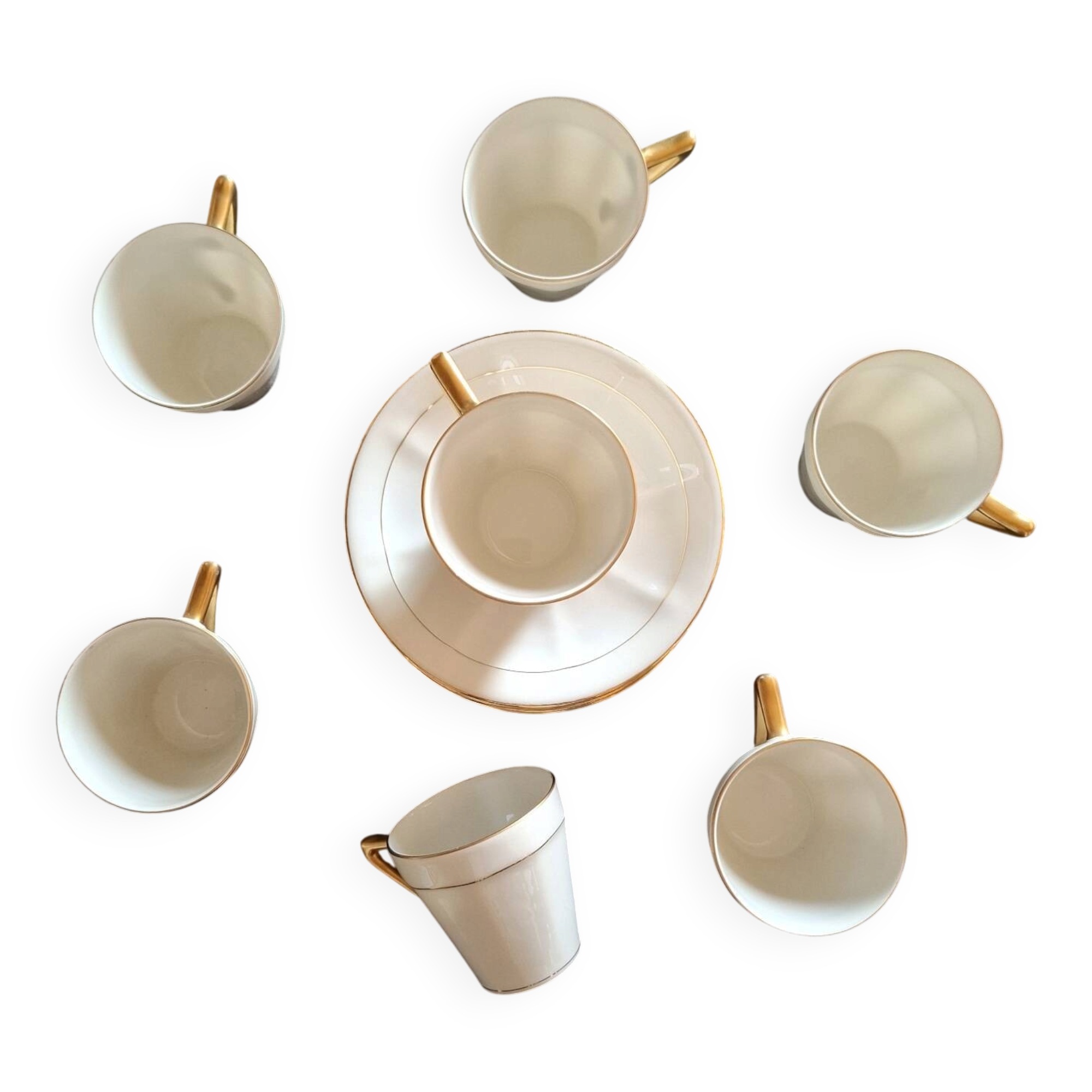 Fine Limoges porcelain coffee service