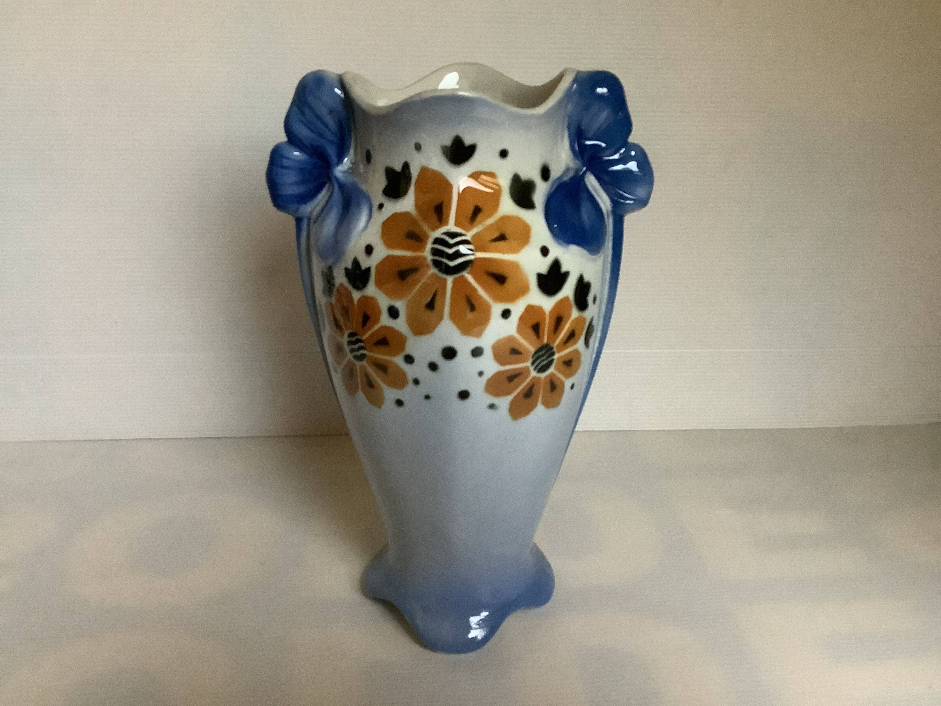 Ancient vase K and G Luneville Art Deco