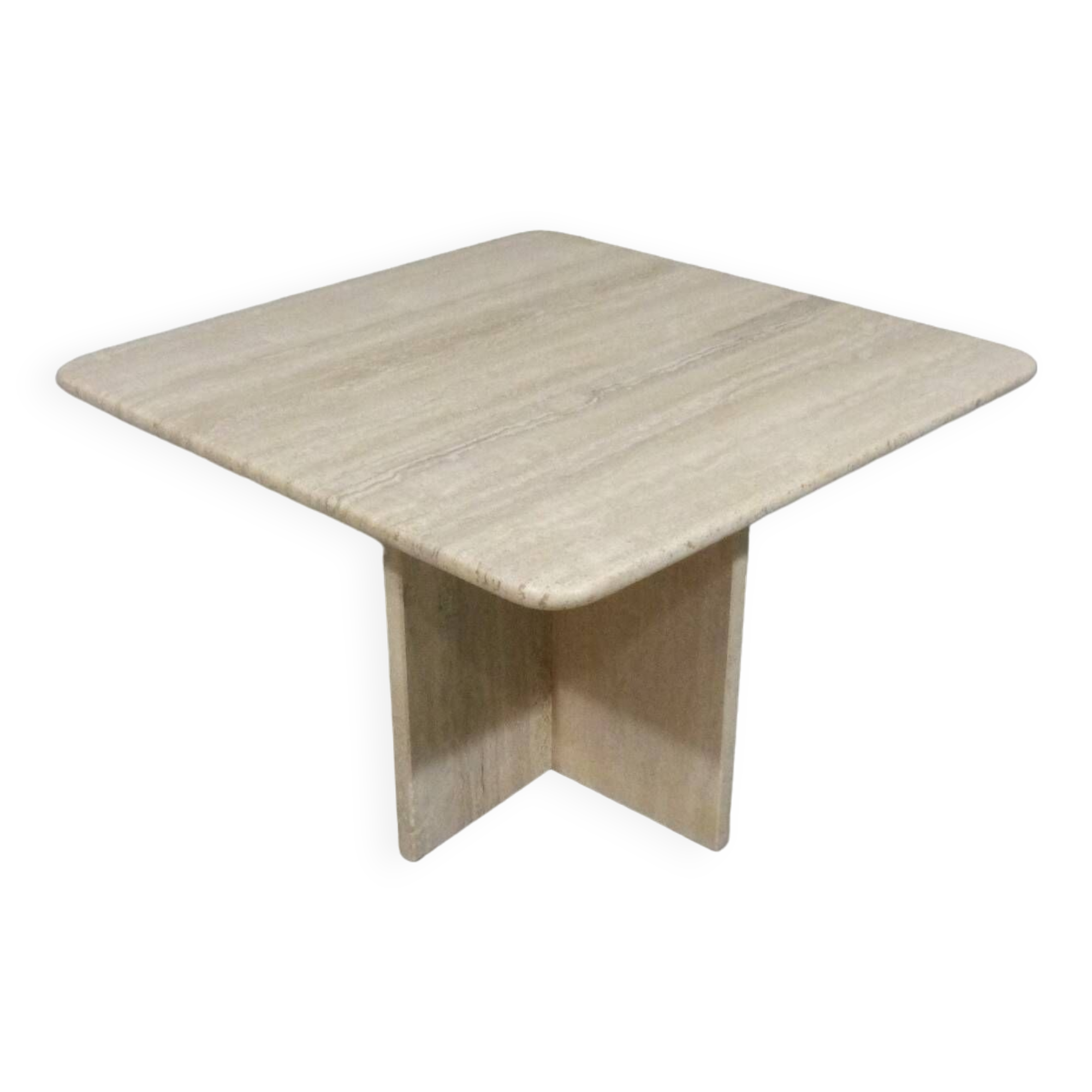 Travertine coffee table side table 1970’s