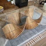 Table basse en bois massif 160 x 80cm