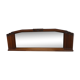 Low mirror in a carved wooden art-deco 1930 112x36cm