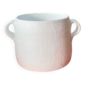 Vase ou pot en papier mâché