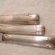 Set of 6 table knives & 4 fruit/cheese knives in world-class silver