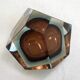 Sommerso faceted ashtray and pocket tray, made of Murano glass.