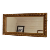 Mirror Wooden frame plaster stucco gold